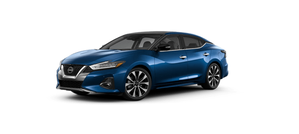 Deep Blue Pearl Nissan Sedan