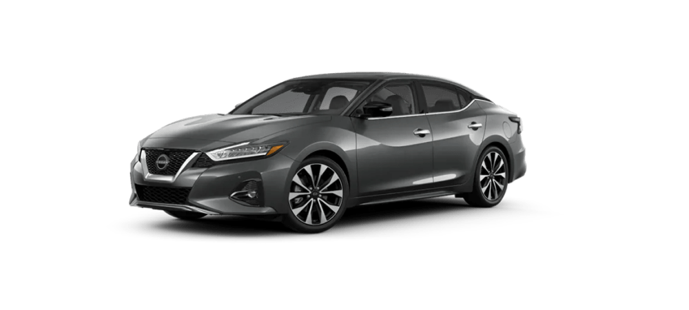 Gun Metallic Nissan Sedan