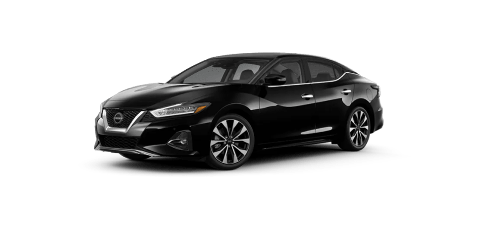 Super Black Nissan Sedan