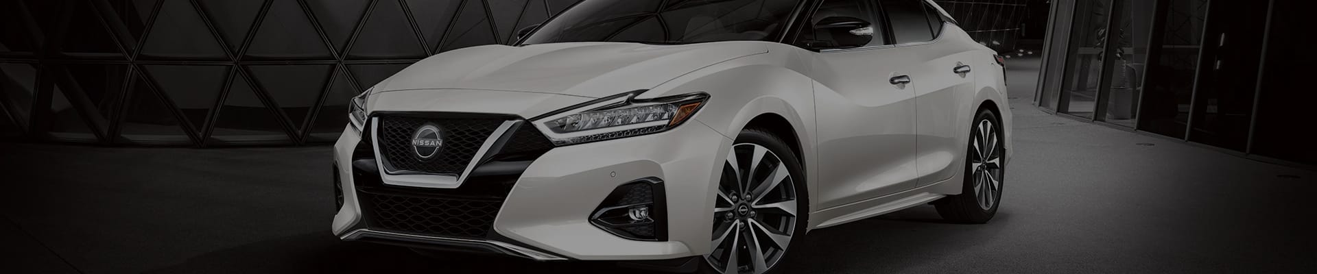 White Nissan Maxima