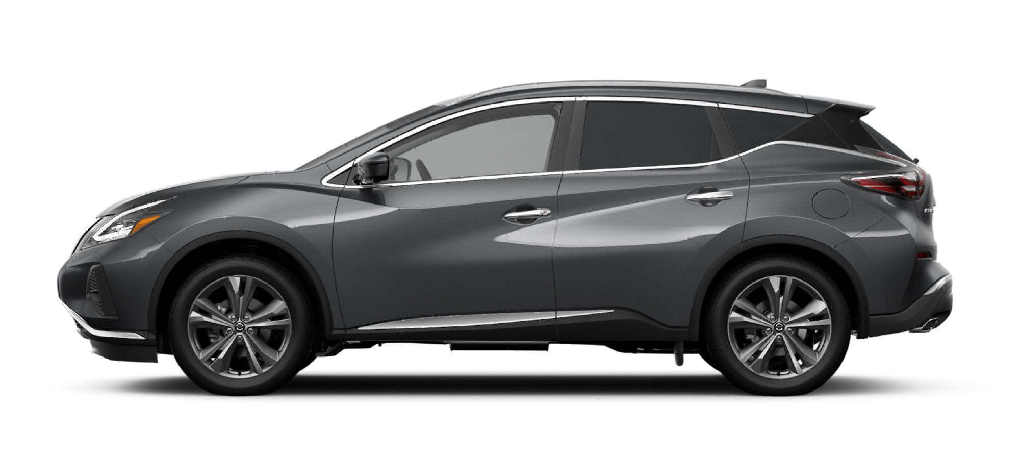 Gun Metallic Nissan Sedan