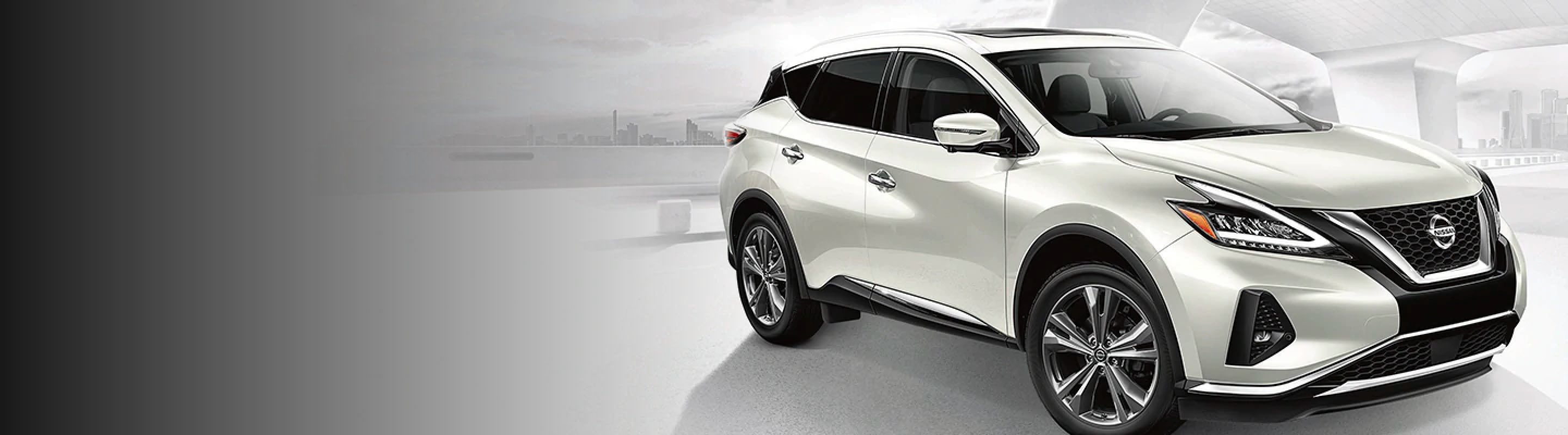 2021 Nissan Murano white front angle view