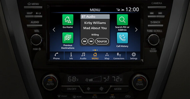 Murano infotainment system