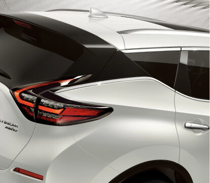 Backend of white Murano