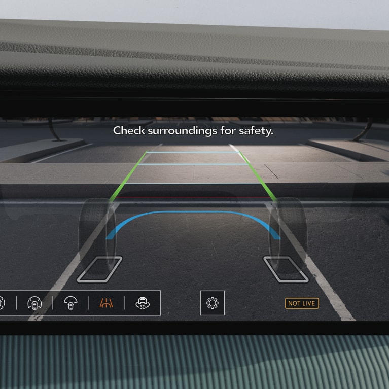 illustration of invisible hood view