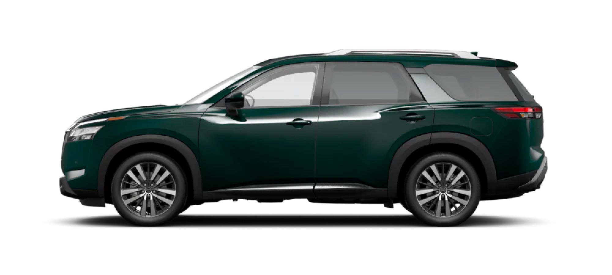 2022 Nissan Pathfinder in Obsidian Green Pearl
