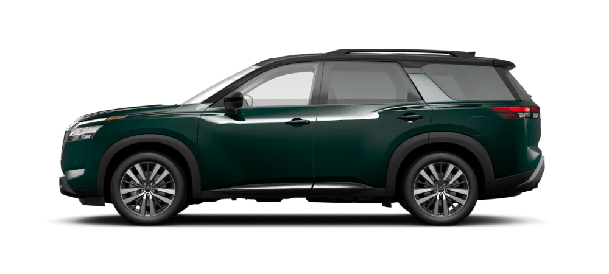 2022 Nissan Pathfinder in Two-Tone Obsidian Green Pearl / Super Black