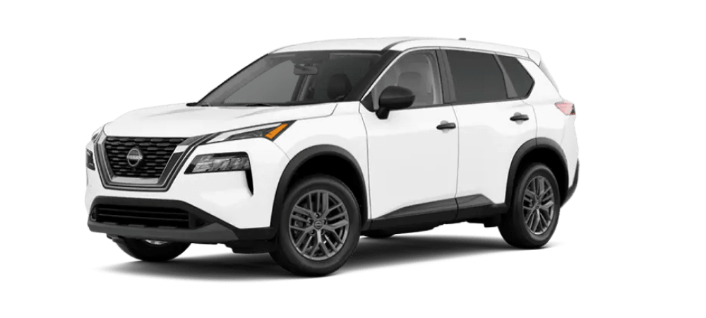 Glacier White Nissan Rogue