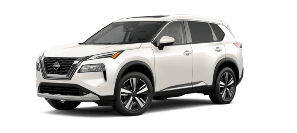Pearl White TriCoat Nissan Rogue