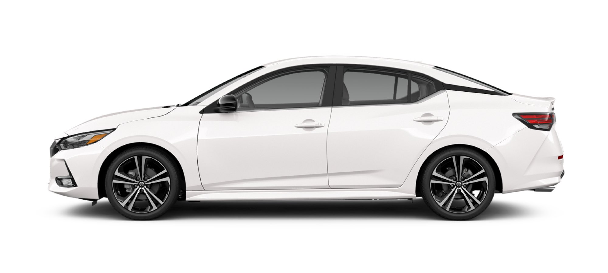 Aspen White Nissan Sedan