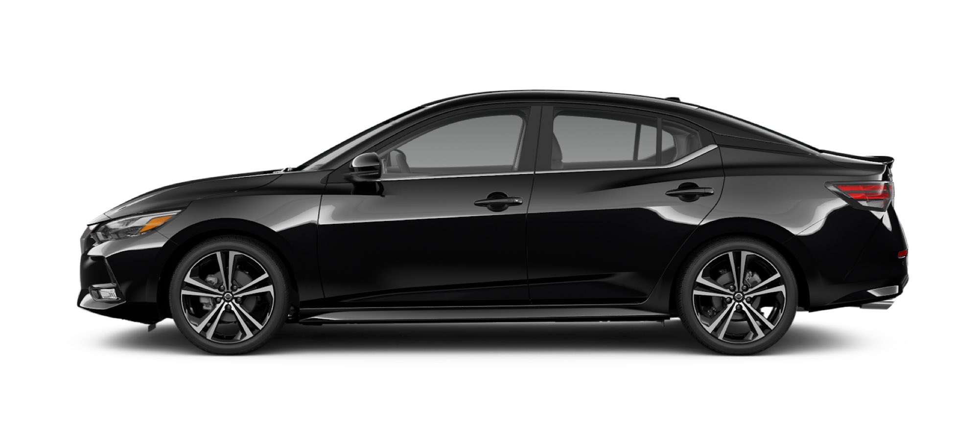 Super Black Nissan Sedan