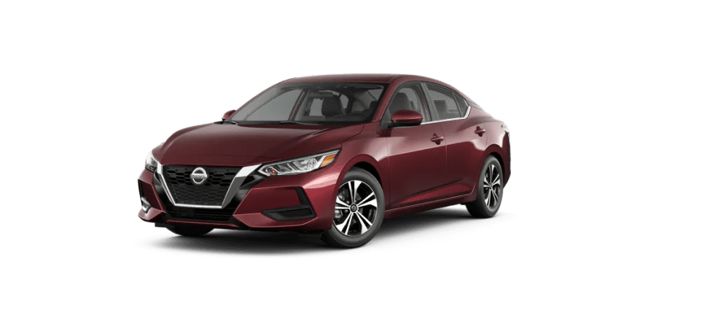 Rosewood Metallic Nissan Sedan