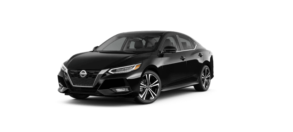 Super Black Nissan Sedan