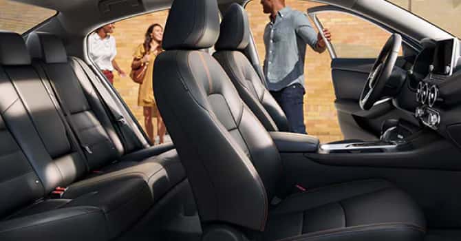 Interior image of seats