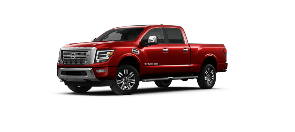 2022 Nissan Titan XD in Cardinal Red TriCoat