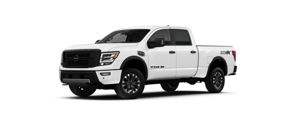 2022 Nissan Titan XD in Glacier White