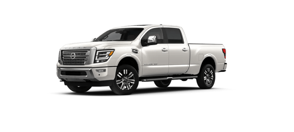 2022 Nissan Titan XD in Pearl White TriCoat