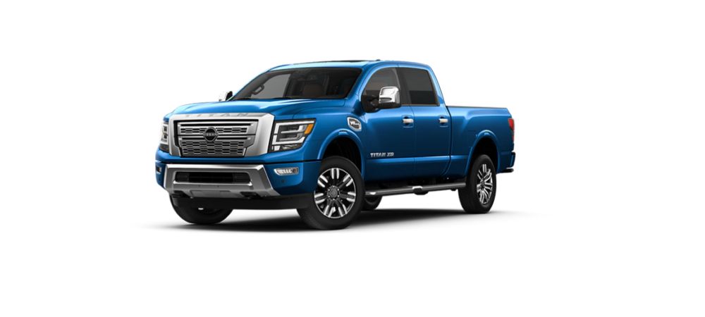 2023 Nissan Titan XD in Deep Blue Pearl