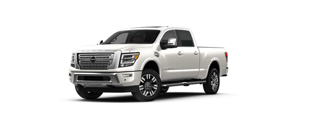 2023 Nissan Titan XD in Pearl White TriCoat