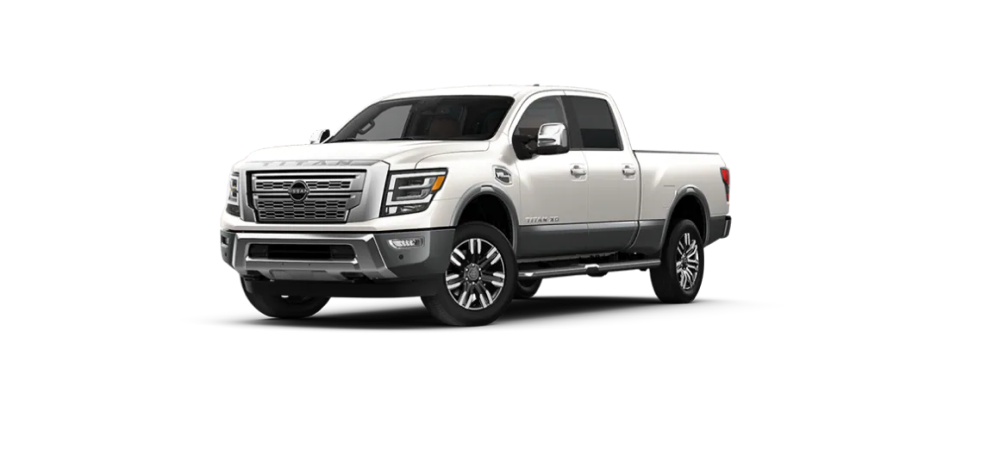 2023 Nissan Titan XD in TwoTone Pearl White TriCoat / Gun Metallic  