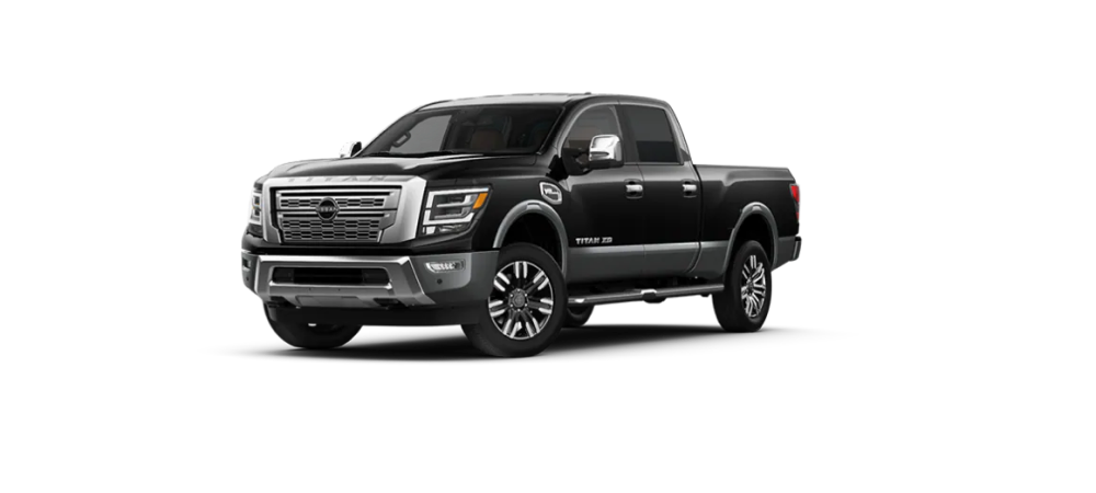 2023 Nissan Titan XD in TwoTone Super Black/Gun Metallic