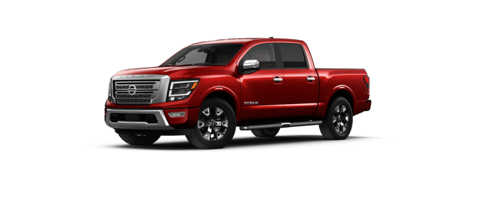 2022 Nissan Titan in Cardinal Red TriCoat