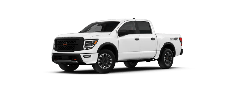 2022 Nissan Titan in Glacier White