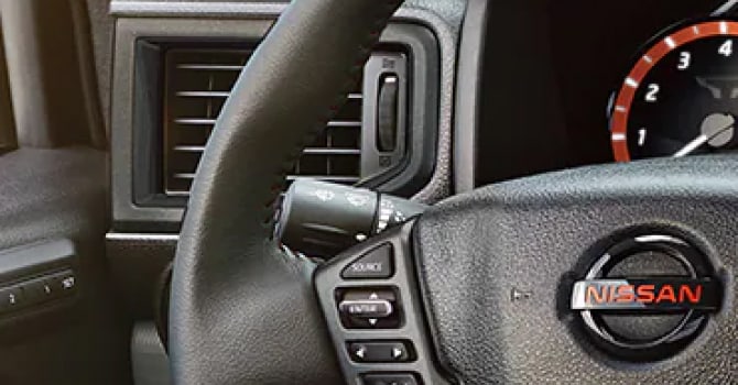 2022 Nissan Titan steering wheel