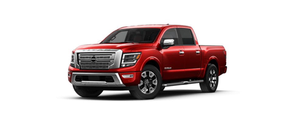 2023 Nissan Titan in Cardinal Red TriCoat