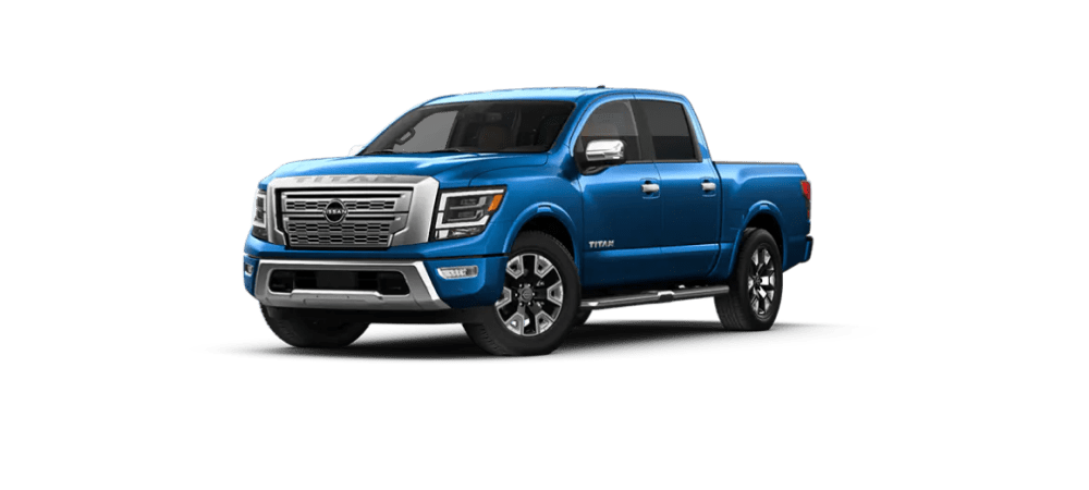 2023 Nissan Titan in Deep Blue Pearl