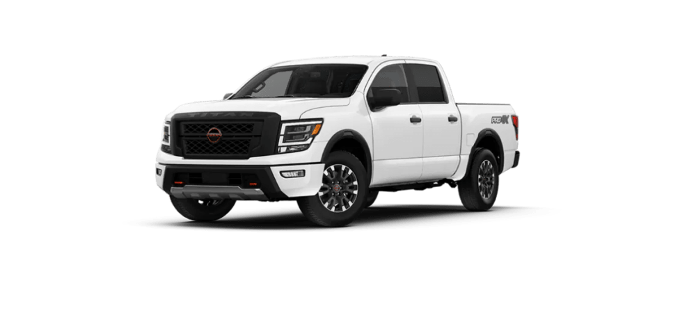 2023 Nissan Titan in Glacier White