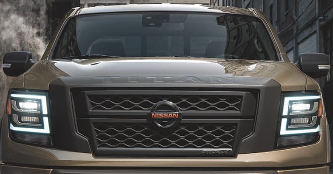 2023 Nissan Titan front grille