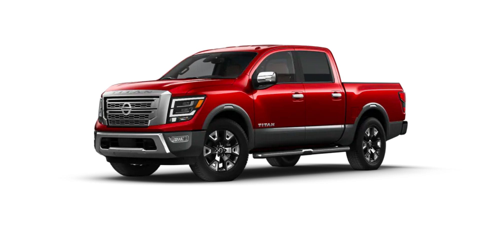 Cardinal Red Metallic TriCoat/Gun Metallic Nissan TITAN