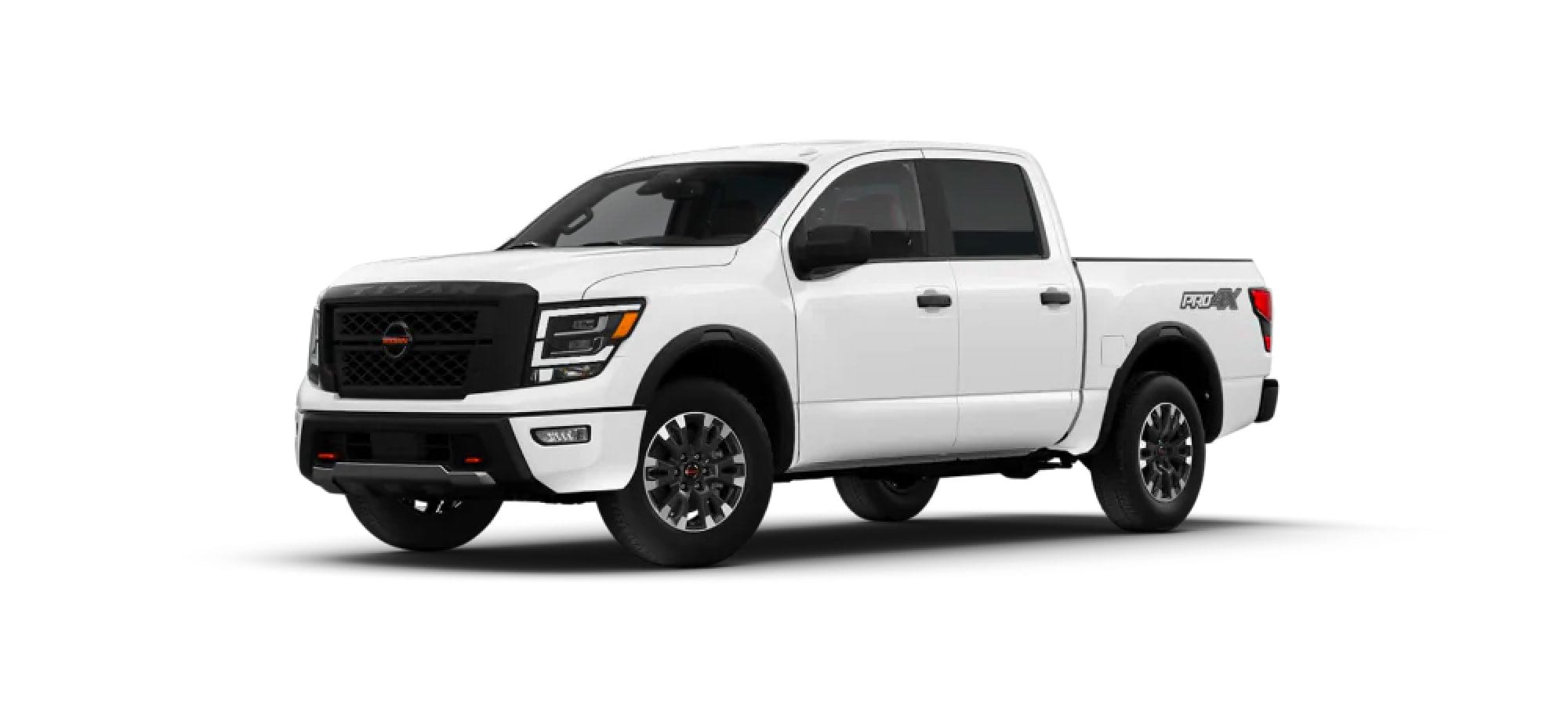 Glacier White Nissan TITAN