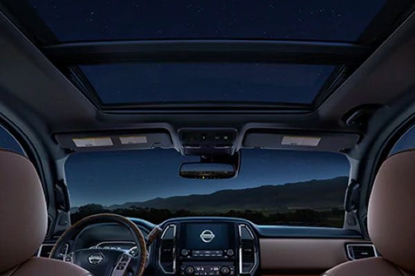 TITAN Interior and sunroof