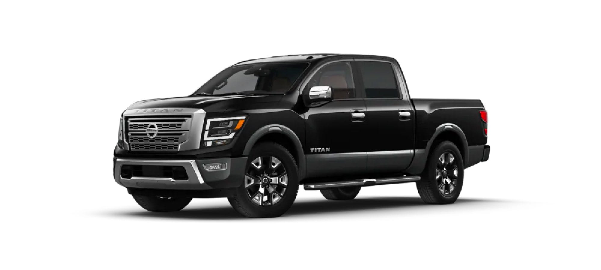 Super Black/Gun Metallic Nissan TITAN