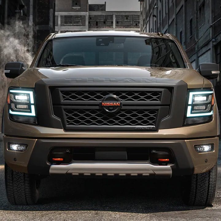 Front hero style image of the Titan grille