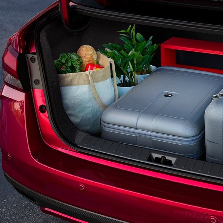 2021 Nissan Versa trunk space