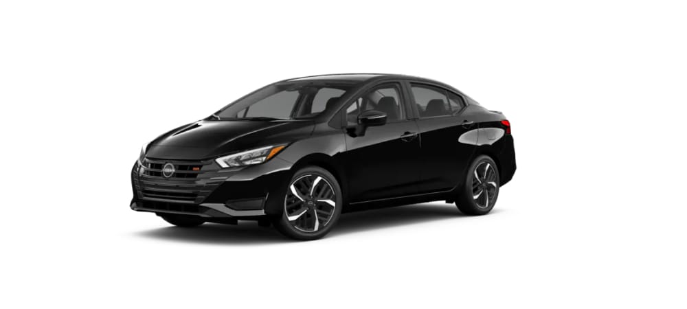 Super Black Nissan Sedan