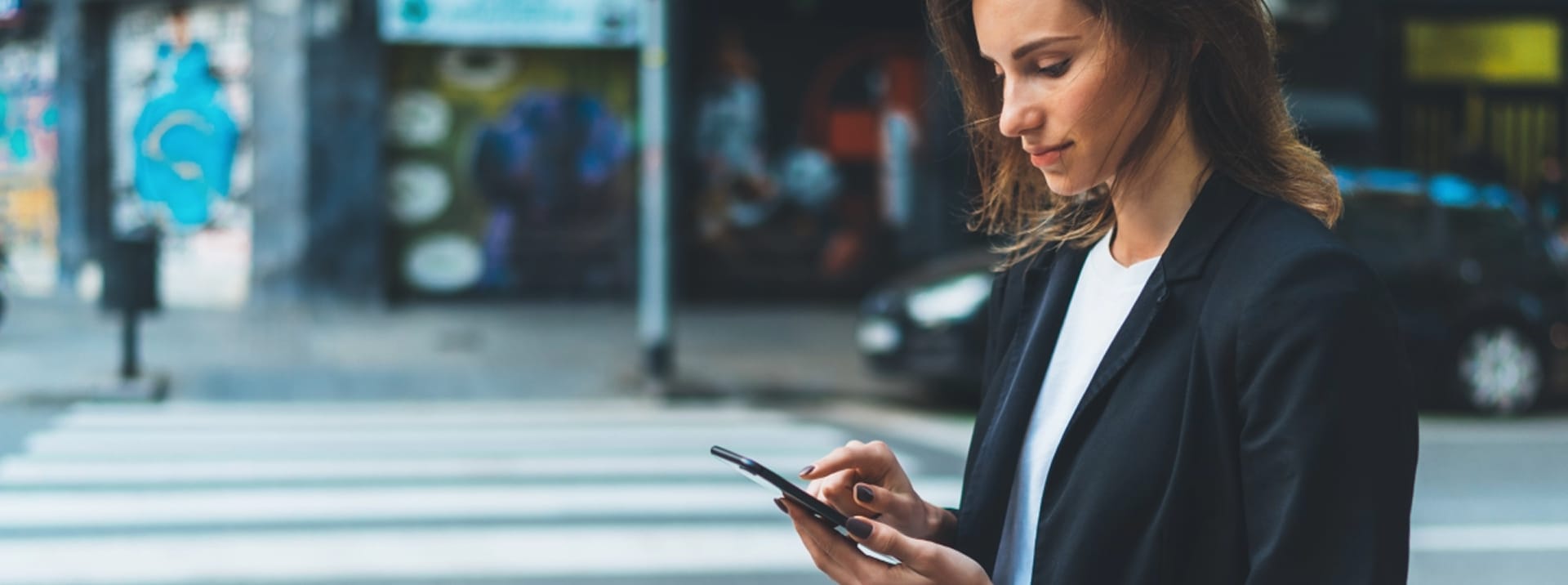 vehicle owner checking phone app