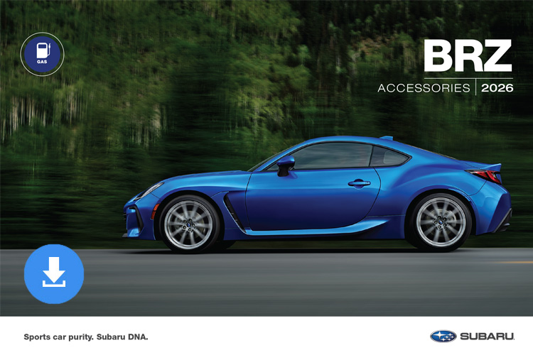 2026 BRZ Accessories Brochure cover image