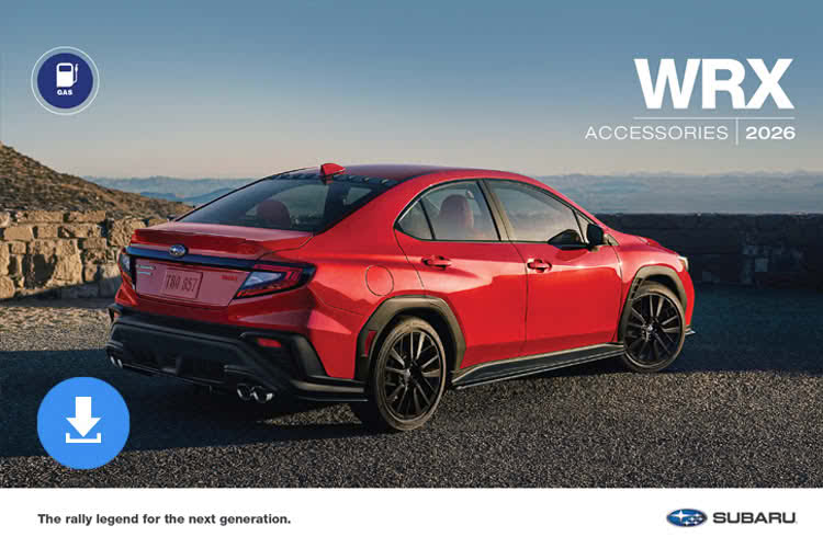 2026 WRX/WRX STI  Accessories Brochure cover image