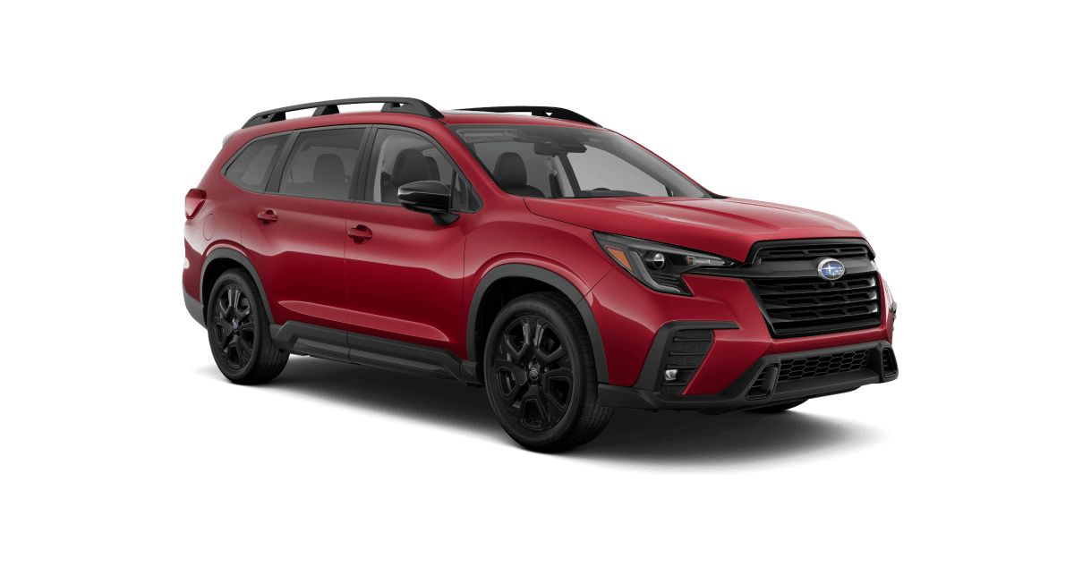 2026 Subaru Ascent Onyx Edition Touring 7-Passenger Shown in Crimson Red Pearl