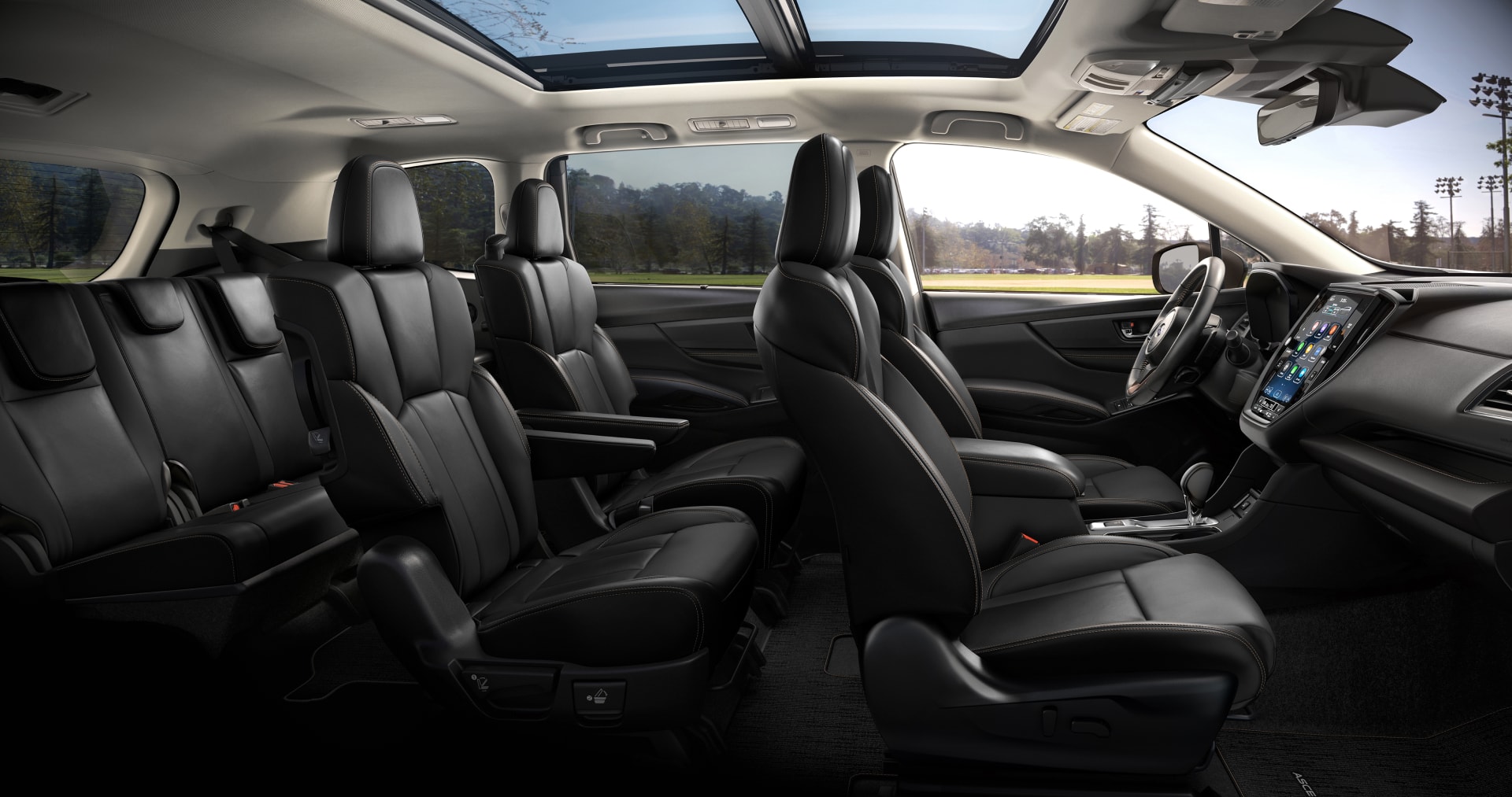 2026 Subaru Ascent Limited Bronze Edition 7-Passenger Shown in Black StarTex® w/Bronze Stitch  