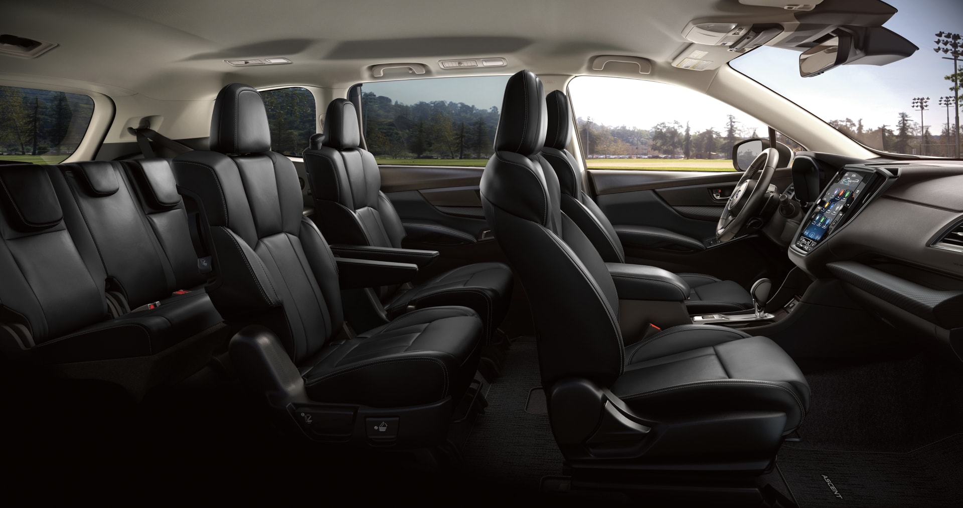  2026 Subaru Ascent Premium 7-Passenger Shown in Black Startex®