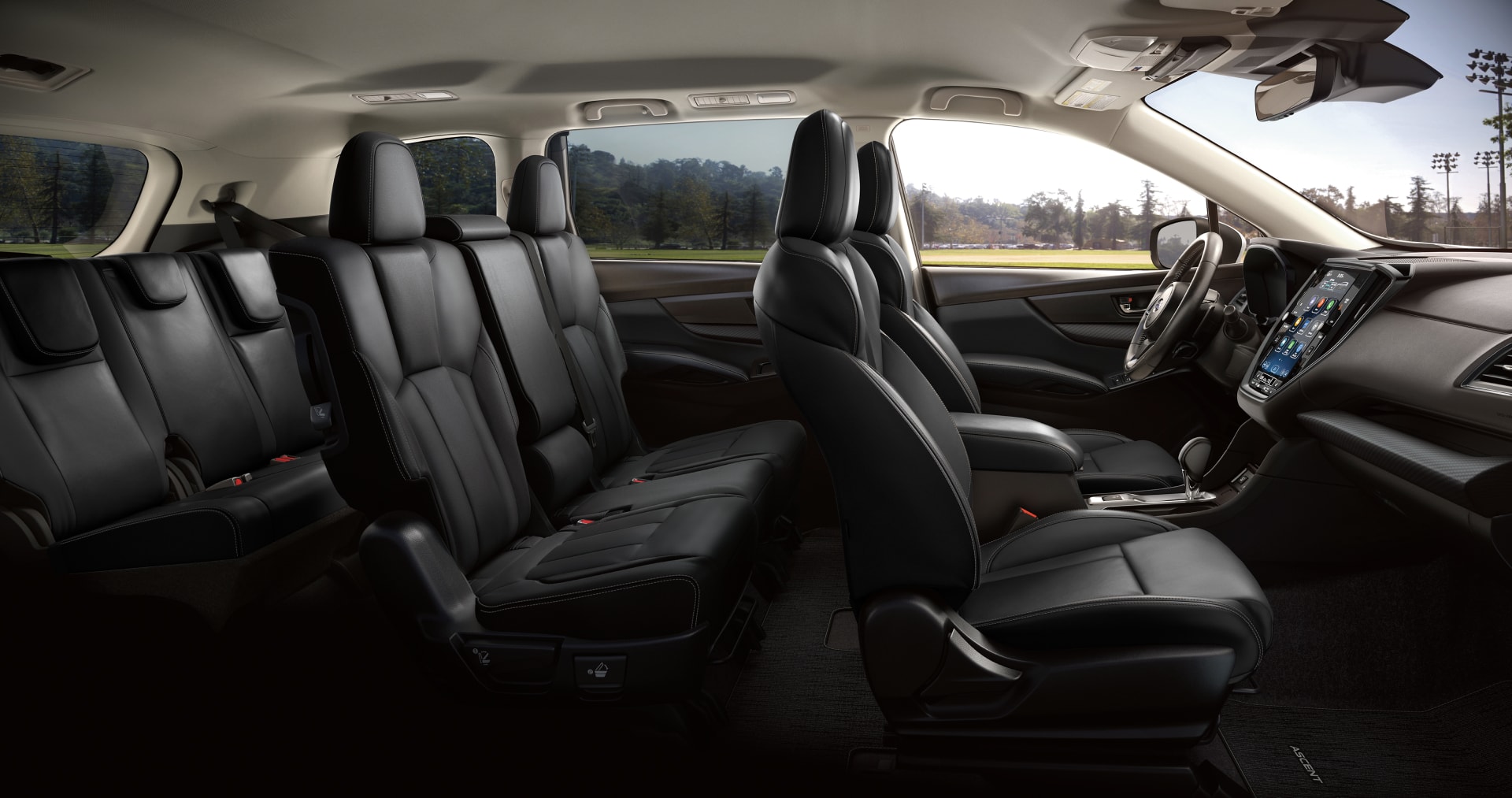  2026 Subaru Ascent Premium 8-Passenger Shown in Black Startex®
