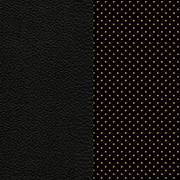 Black/Yellow Ultrasuede & Leather