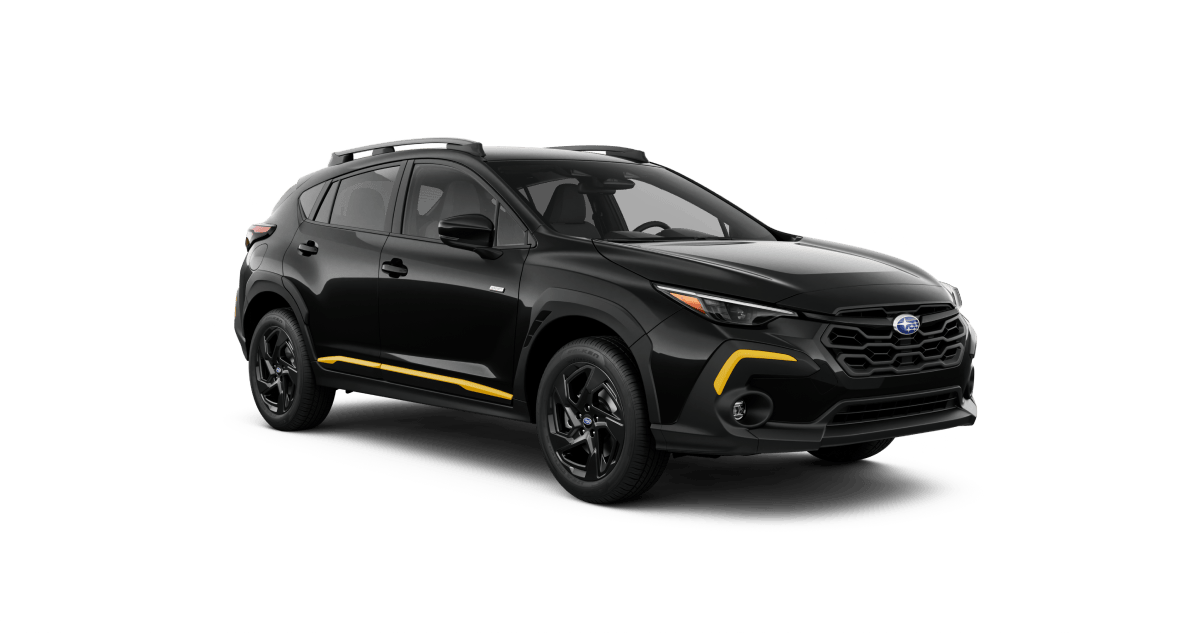 2026 Subaru Crosstrek Sport Shown in Crystal Black Silica