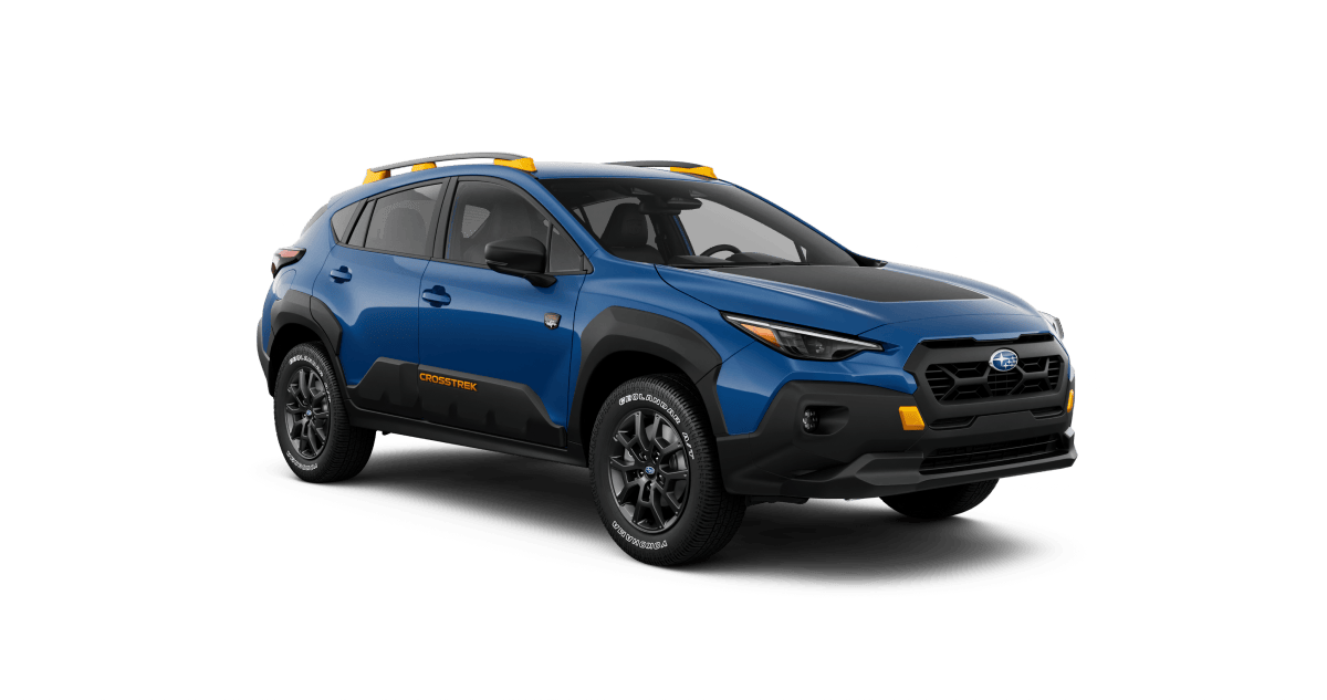 2026 Subaru Crosstrek Wilderness Shown in Geyser Blue