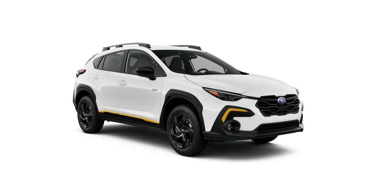 2026 Subaru Crosstrek Sport Shown in Crystal White Pearl
